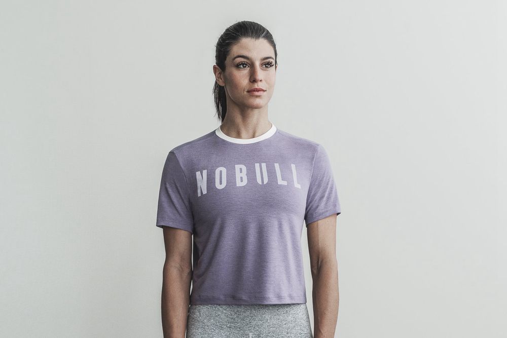 T-Shirts NOBULL Femme Lavande - NOBULL Boxy,France (3967-NSAID)